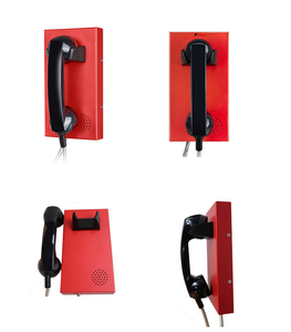 Teléfono Robusto Clásico Rojo Personalizado de la Marca KNTECH, Nuevo, con Correo de Voz, Producto No Popular - Product Image 1