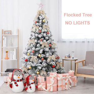 Arbres de Noël en PVC Pe Arbres de Noël artificiels à LED Décorations de vacances Grand arbre de Noël avec lumières - Product Image 4