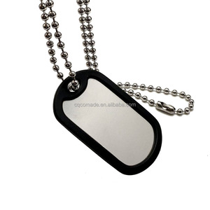 Tag anjing personalisasi tepi gulung dengan peredam Hammering cap Tag kalung kosong - Product Image 6