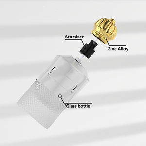 Nuevo producto: Botella de perfume de lujo vacía de 100 ml con tapas de aleación de zinc y botella de <span class=keywords><strong>spray</strong></span> para fragancias de 100 ml - Product Image 6