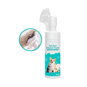 Schiuma Idratante per <span class=keywords><strong>la</strong></span> Pulizia delle Zampe degli Animali Domestici, 150ml Detergente Senz'Acqua per Zampe, Pulitore Profondo per Zampe Secche e Screpolate - Product Image 2