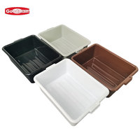 Caja de Almacenamiento y Transporte para Cocina, Caja de Plástico para Restaurante, Lavabo Portátil con Tapa