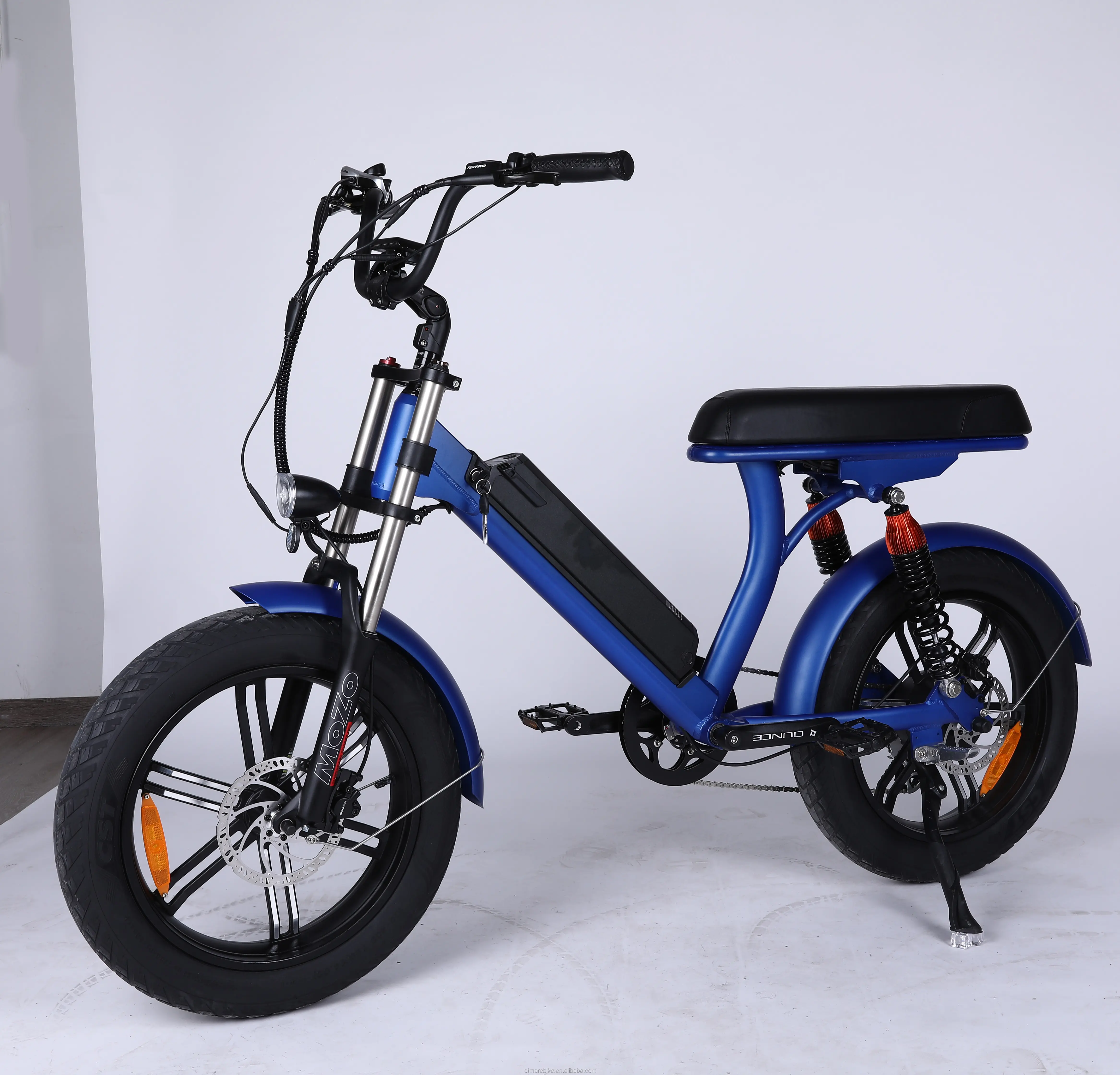 Nova moda 20 polegadas ebike bicicleta motor elétrico duas selas senhora bicicleta elétrica com pedal 750w pneu gordura bicicleta elétrica