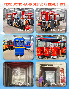 Train électrique sans rails de haute qualité de la marque SHENLONG à vendre, manège de parc à thème pour enfants avec lumières LED - Product Image 5