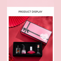 Nouveau Coffret Cadeau de Parfum pour Femme : Eau de Toilette Fraîche, Naturelle, Légère, Longue Durée, Haute Qualité, 4 Pièces, Parfum Original