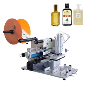 Machine d'étiquetage manuelle pour bouteilles carrées à face plate, machine d'étiquetage d'autocollants - Product Image 2