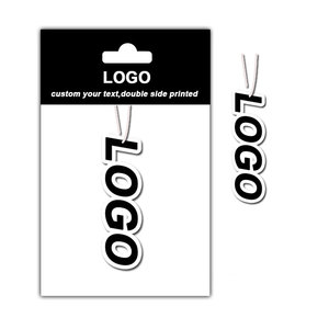 Ambientador de Papel Colgante Portátil con Aroma Duradero y Fuerte, Personalizable con Logotipo de Marca, Bajo MOQ - Product Image 1