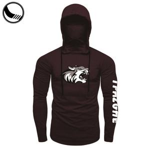 High Quality Plus Size Kids Winter Two Tone Printed <b>Fleece</b> Anime Hoodie with <b>Neck</b> <b>Warmer</b> - Product Image 4