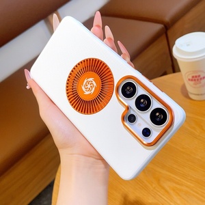 Business Magnetic PU Leather <b>Phone</b> Case for Samsung S26 S24 S25 Ultra Plus With Metal Heat Dissipation Hole Shockproof Cover - Product Image 3
