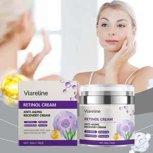 Viareline 50ml Anti-invecchiamento retinolo crema viso GMP certificata rimozione delle rughe principale glicerina Centella Aloe Vera Niacinamide a base di erbe - Product Image 2