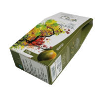 Boîte d'emballage de thé personnalisée bon marché papier couché avec stratification mate et gaufrage pour thé et boîte à thé en carton