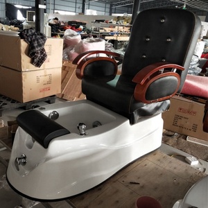 Kisen Luxury Beauty Nail Salon Electric Pipeless Whirlpool Foot Spa Full Body European Touch Massage Manicure Pedicure Chair - Product Image 2