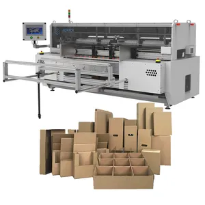 Aopack Slitter Slotter Gluer Sample Maker Multifunction Fully Automatic Corrugated Cardboard Carton Box Making Machine