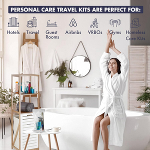 Luxury Hotel Amenities Kit Recyclable Eco-Friendly <b>Disposable</b> Guest Hygiene Set with Kraft Paper Box Customizable Size & Logo - Product Image 4