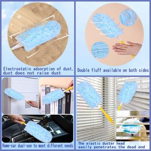 Double Sided Dust <b>Duster</b> 50 Pack Microfiber Replacement Head Rotating 360 Degree For Household Cleaning - Product Image 2