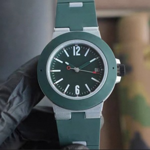 Aluminum Alloy 40mm Luxury Sport Diver <b>Automatic</b> <b>Chronograph</b> Wristwatch Alarm 100M Waterproof Mechanical Movement Concentric - Product Image 5