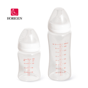 Biberones de Vidrio Borosilicato de Alta Calidad Personalizados de Fábrica, Libres de BPA, con Tetina de Grado Alimenticio, Silicona y PP - Product Image 1