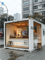 Yozon Custom, café en conteneur de 10 pieds, kiosque modulaire portable, boutique de vente au détail éphémère pour usage commercial en rue