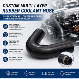 Tuyau en caoutchouc EPDM NBR basse pression, tuyau <span class=keywords><strong>de</strong></span> radiateur tressé en nylon pour machines <span class=keywords><strong>de</strong></span> construction, <span class=keywords><strong>refroidissement</strong></span> du moteur, OEM personnalisé - Product Image 2