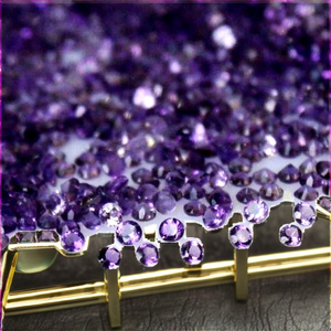Cabujón de Amatista Natural Suelta de Alta Calidad, Formas Redondas, Ovaladas y de Pera, de 2MM-10MM, Piedra Certificada para Fabricación de Joyas - Product Image 2