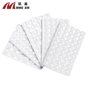 Ming Xin Furniture Felt <b>Pad</b> 8x2mm 10x2mm 11x2mm 15x2mm Self-adhesive Anti-collision For Cabinet Drawer - Product Image 2