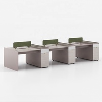 Design moderne, poste de travail ouvert modulaire, mobilier de bureau pour 2-8 employés, bibliothèque mobile, coin maison, bureau d'ordinateur