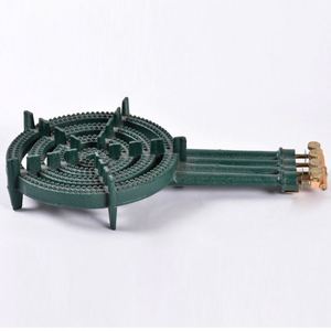Brûleur à gaz à quatre anneaux en fonte robuste, <span class=keywords><strong>cuisinière</strong></span> à 4 tuyaux en fonte, <span class=keywords><strong>cuisinière</strong></span> de camping en plein air, wok - Product Image 1