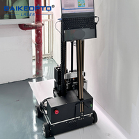 Imprimante murale jet d'encre pliable à double tête d'impression I3200 pour utilisation sur chantier, imprimante de papier peint personnalisé pour hall d'hôtel