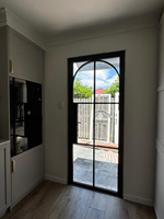 Puertas Francesas de Hierro Personalizadas, Modernas, con Vidrio Templado, para Balcón o Apartamento