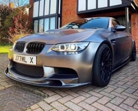 Pour BMW E90 E92 E93 M3 2004-2011, lèvre avant en fibre de carbone, style pare-chocs de voiture, séparateur de pare-chocs, jupes latérales, diffuseur, spoiler pour pare-chocs avant