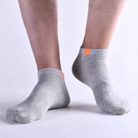 Logo personnalisé court Sport marche hommes cheville séchage rapide coton Sneaker chaussette unisexe, Chaussette Coton chaussette