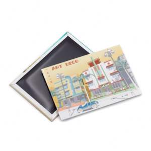 Aimant de réfrigérateur en fer blanc personnalisé avec photo et nom, 65x90mm, pour promotion de café et souvenir - Product Image 2