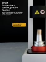 Module de contrôle intelligent KONT à induction électromagnétique de haute précision BT40 BT50 HSK, porte-outil thermique bilingue à rétraction thermique 3