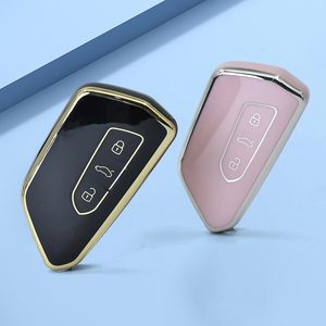 Tự Động Từ Xa Thông Minh <span class=keywords><strong>Keyless</strong></span> Phụ Kiện Bìa Trường Hợp Móc Chìa Khóa Bảo Vệ Mềm TPU Chìa Khóa Xe Trường Hợp Bìa Cho <span class=keywords><strong>VW</strong></span> Golf Polo Jetta - Product Image 1