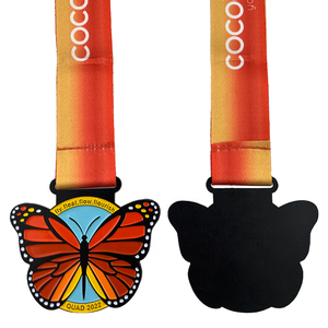 メーカーメダル卸売格安デザイン独自のブランク亜鉛合金3Dゴールドアワードマラソンランニングカスタムメタルスポーツメダル - Product Image 4