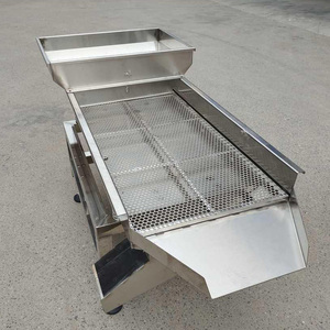 Nueva máquina separadora vibratoria lineal Industrial de construcción de acero para detección de arena de sílice procesamiento de alimentos de mineral eficiente - Product Image 4