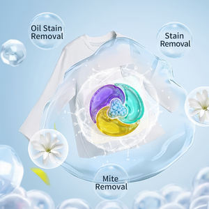 निः शुल्क नमूना हाइपोएलर्जेनिक 4-इन-1 डिस्पोजेबल लॉन्ड्री डिटर्जेंट पोड्स, परिधान उपयोग के लिए लंबे समय तक स्थायी सुगंध - Product Image 2