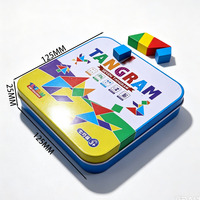 Emballage personnalisé en boîte métallique colorée pour jeu de cartes familial, boîte en métal pour jeu de société