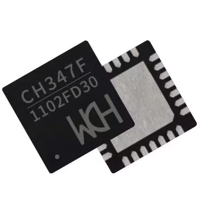 WCH CH347T/CH347F High-speed USB PD Controller MCU SMT Chip (QFN-28/TSSOP-20) for Industrial Ethernet Devices