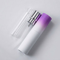 Bouteilles en verre vides portables Mingsheng personnalisées, rechargeables, dégradées, 8 ml, flacon pulvérisateur de parfum de luxe en ABS, vente en gros