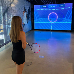 Equipo de Entrenamiento Digital, Máquina de Juego de Tenis, Máquina de Tenis de Interior para Entretenimiento, Simulador de Juegos Interactivos, Simulador Deportivo - Product Image 4