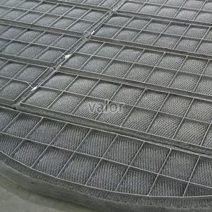 316 316L Stainless Steel Knitted Wire Mesh Gas-liquid Filter Wire Mesh Mist Eliminator Demister