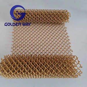 Tùy Chỉnh Dệt Chuỗi Liên Kết Lưới Hiện Đại Thép Không Gỉ Trang Trí Lưới Cho Thiết Kế Nội Thất - Product Image 5