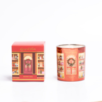 Weihnachts design Benutzer definiertes Logo Duft kerze Luxus Private Label Soja Wachs Duft kerzen Best Home Decor Geschenk