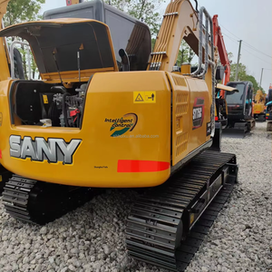Miniexcavadora Sany 75C usada Maquinaria de construcción sobre orugas de segunda mano Horas bajas - Product Image 2