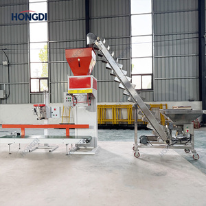 สายการผลิตผสมและบรรจุผงอุตสาหกรรม, เครื่องผสมแบบดรัมหมุนพร้อมเครื่องลำเลียงแบบถังคู่ และเครื่องบรรจุแบบสกรูคู่ทำจากเหล็กกล้าคาร์บอน - Product Image 6