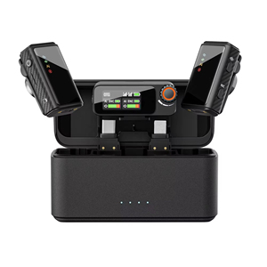 Không dây kép Lavalier condenser micro tiếng ồn hủy bỏ omni-directional Clip on mic 2.4 Gam cho điện thoại vlog người bán hàng tốt nhất - Product Image 6