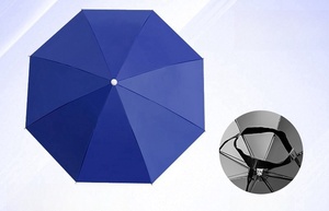 Chapeau parapluie pliable anti-soleil et anti-pluie pour la pêche, le camping, la randonnée et la plage – Vente en gros - Product Image 6