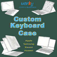 Housse de clavier antichoc personnalisée pour iPad, cadre composite TPU+PU, pavé tactile détachable, étui magnétique, couleur unie personnalisée