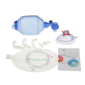 Konmed Viện trợ đầu tiên bộ dụng cụ y tế xách tay oxy thở Túi bệnh viện khẩn cấp thiết bị cứu hộ PVC Hướng dẫn sử dụng hồi sức Ambu Túi - Product Image 1